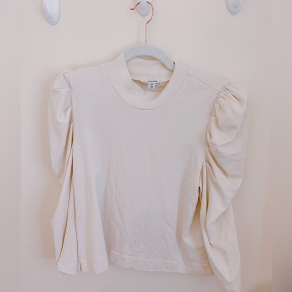 Cuyana Tops - Cuyana French Sleeved Top in Ecru